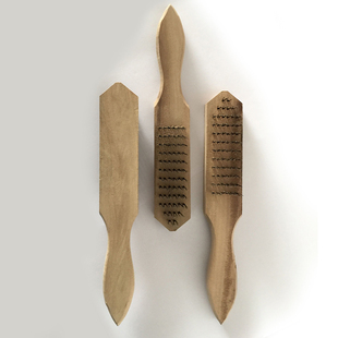 钢丝刷钢钉刷鱼鳞刷不锈钢丝刷子清洁打磨除锈长柄刷腻子钢刷子