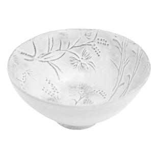 Astier de Villatte 系列手工陶瓷碗 法国纯白线条ADV竹格碗餐碗