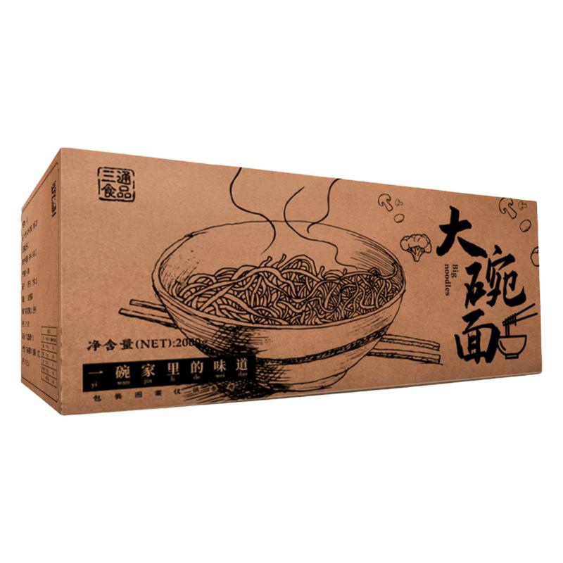 独立包装大碗面鸡蛋炒面非油炸