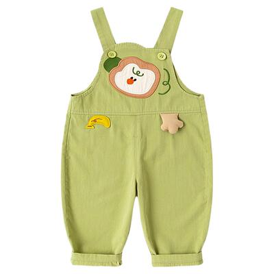 【100%棉】宝宝背带裤嘟嘟家儿童裤子婴幼儿新款男童女童衣服童装