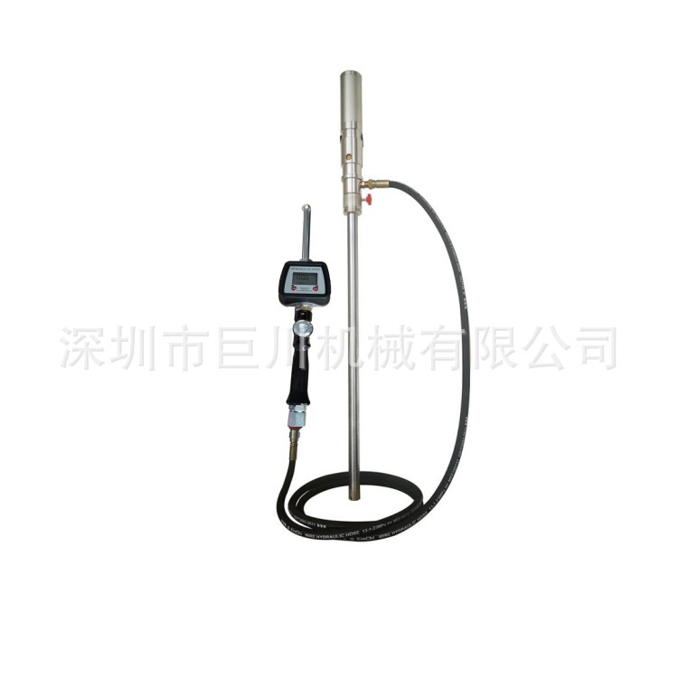 37155-S1气动润滑油加注机 液压油计量抽油机 巨川机油数显加油枪