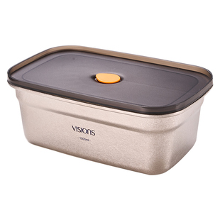 康宁纯钛保鲜盒饭盒餐盒便当盒冰箱冷藏储物收纳盒高档礼盒装送礼