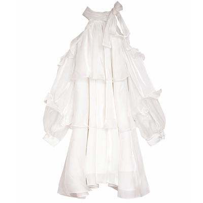 浪漫绑带蝴蝶结连衣裙