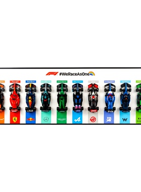 F1积木赛车立体装饰挂画包安装