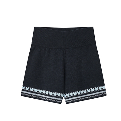 ALWOOLS提花短裤针织短裤