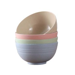 小麦秸秆碗碟套装家用小饭碗简约碗筷勺盘碟小碗防摔大碗筷子餐具