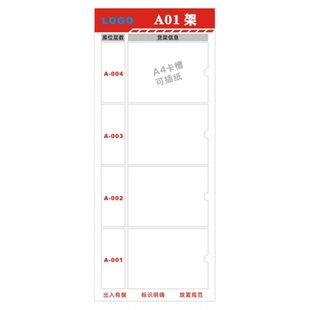 仓库货架库位管理看板库存仓储导视挂牌定置定位陈列物料出入标识牌库房可目视化标识卡先进先出导索牌订制