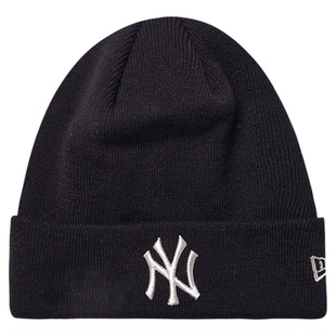 New Era官方授权正品纽亦华情侣MLB刺绣时尚保暖休闲潮冷帽针织帽