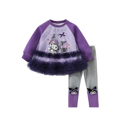 D.Bkyer女童库洛米卡通套装