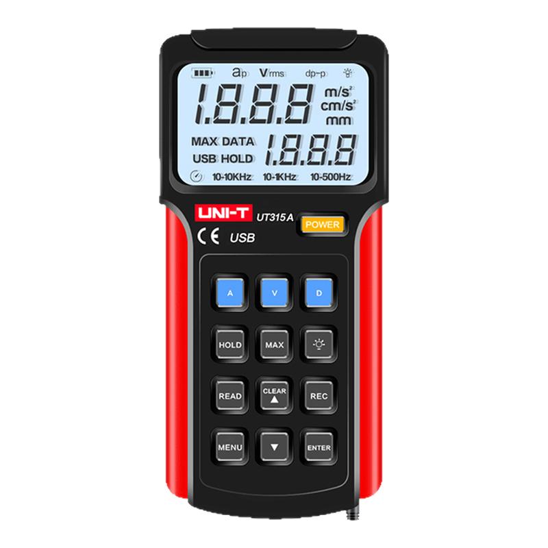 优利德UT311数字测振仪高精度振动测量仪手持式测震表故障检测仪