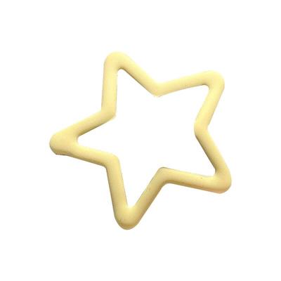 儿童大号磨砂五角星发夹女童