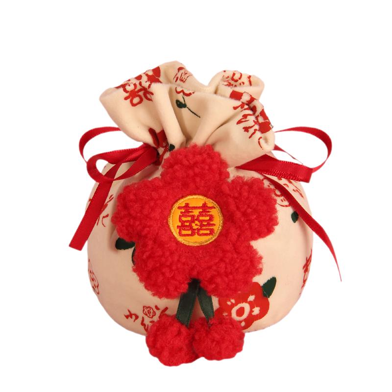 花朵喜糖袋結(jié)婚喜糖盒子婚慶用品新款創(chuàng)意高級(jí)感糖果盒訂婚伴手禮