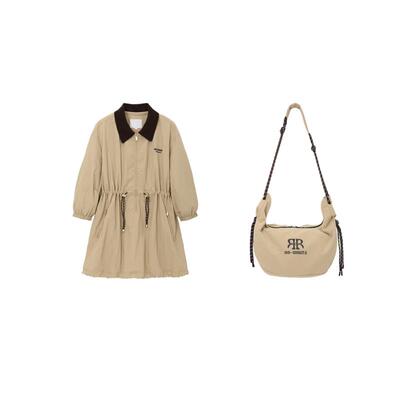 REVAN芮范设计师款质感挎包Polo领连衣裙RL11101116