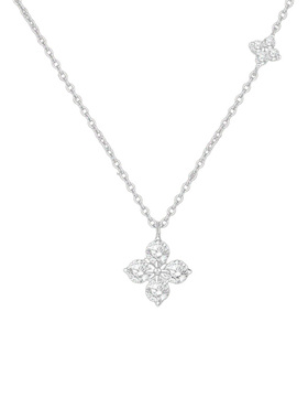 「双生四叶草」纯银s999项链女轻奢小众设计高级感锁骨链生日礼物