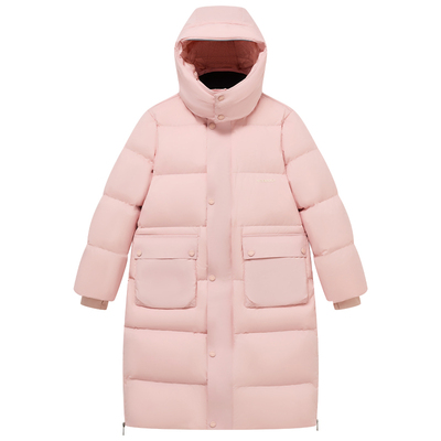 英氏长款男女童加厚鹅绒羽绒服