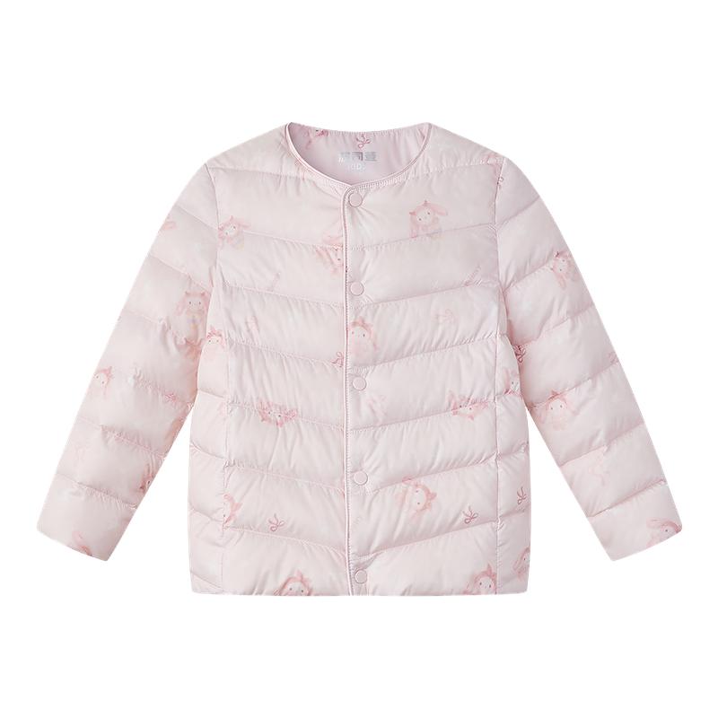 波司登儿童羽绒服女童轻薄羽绒小童外套宝宝羽绒马甲抗菌叠穿