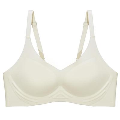 软支撑无痕内衣女夏季小胸聚拢薄