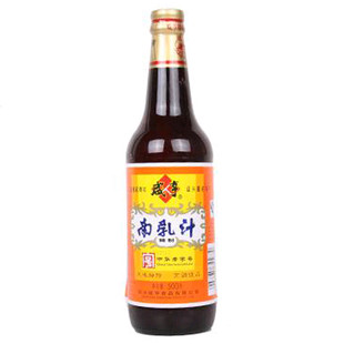绍兴特产咸亨南乳汁500g红烧肉汁腐乳汁火锅酱料调味料 2瓶包邮