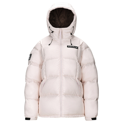 企鹅宽松热能面包羽绒服骆驼联名