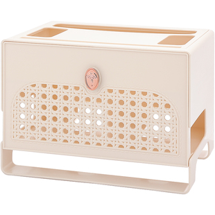 路由器盒子收纳盒桌面客厅电视机顶盒置物架wifi光纤猫放置架大号