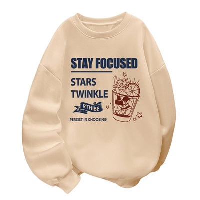 卫衣男款圆领秋季美式宽松潮流