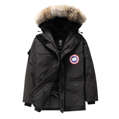 大鹅08羽绒服男女款2025新款冬季大衣远征中长款防寒加厚保暖外套