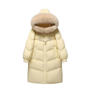 新国标95白鸭绒2025年新款羽绒服女款中长款过膝超好看加厚冬外套