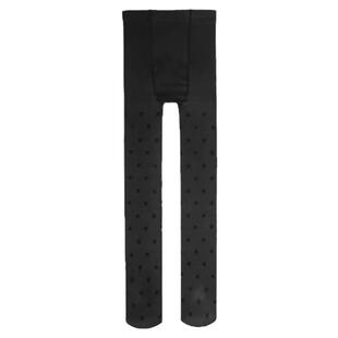 小香风女秋冬加绒加长高个子爱心植绒波点字母小C性感防勾丝袜子