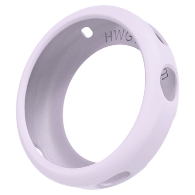 适用华为GT6手表41mm流光紫硅胶保护套watchgt6运动18mm智能手表硅胶腕表带女生秋冬新款马鞍棕套装屏幕保护