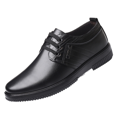 休闲皮鞋防滑防水防油透气耐磨