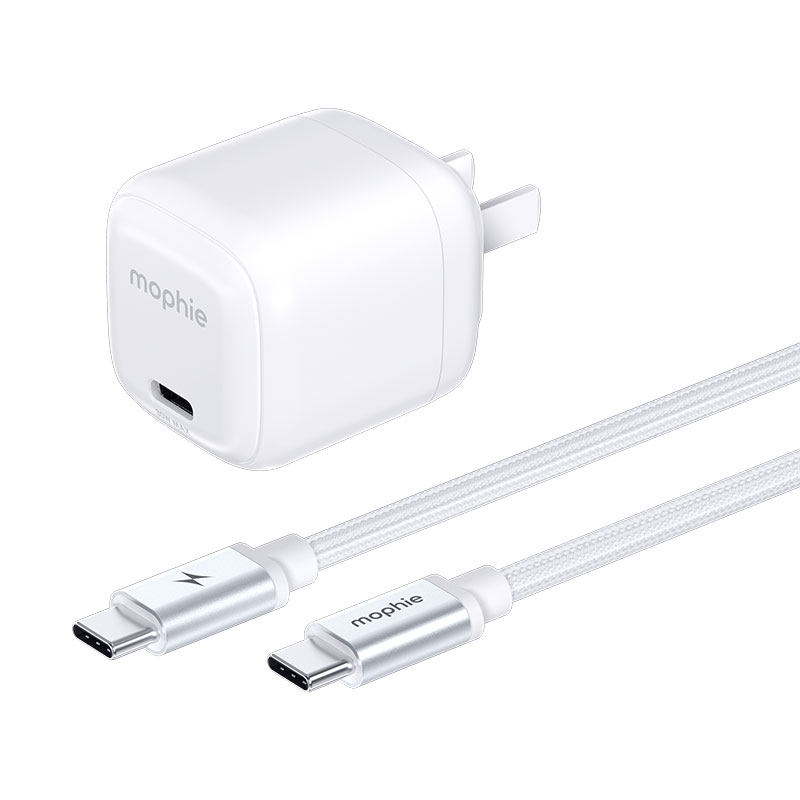 mophie摩尔菲30w快充适用于苹果duo充电器40W手机iPhone18充电头17promaxiPad平板45w氮化