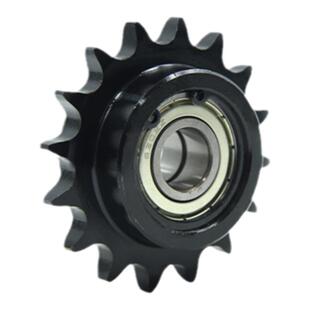 06B惰轮链轮DRC/DRCW双台单双轴承卡簧涨紧轮12131415161718-28齿