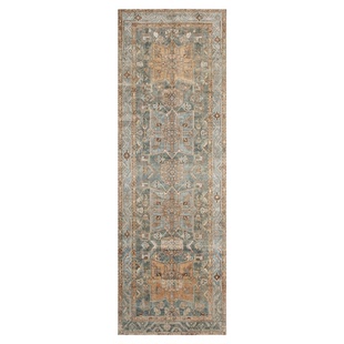 山川嘉境 美式复古乡村原木风客厅卧室走廊毯 现代家用仿旧地毯