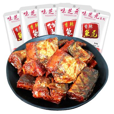 味芝元小鱼干鱼排鱼尾小零食