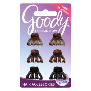 Goody歌妮碎发神器小抓夹刘海夹女侧边夹后脑勺顶夹黑色发饰头饰