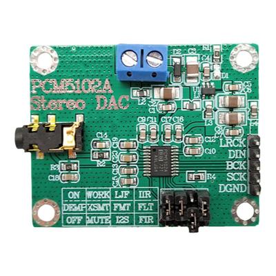 pcm5102a数字音频dac立体声模块