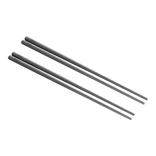 康宁纯钛筷子轻奢高端家用食品级耐高温抗菌防霉滑洗碗机可用餐具