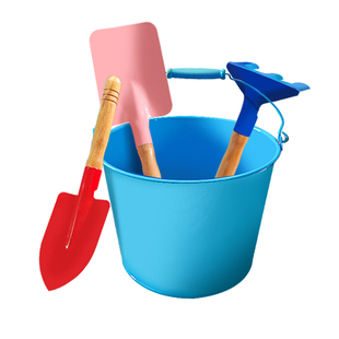 儿童赶海沙滩玩具玩沙挖沙子铲子铁桶工具套装户外宝宝洗澡玩具