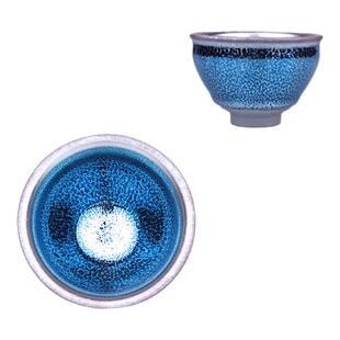 建阳原矿小建盏 手工铁胎迷你小巧功夫茶杯微型茶盏茶具主人杯