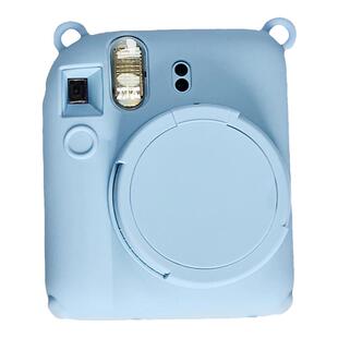 润哲适用拍立得mini12保护硅胶套instax富士mini11保护套透明保护水晶壳硅胶套相机包收纳包硬壳子防摔防撞含
