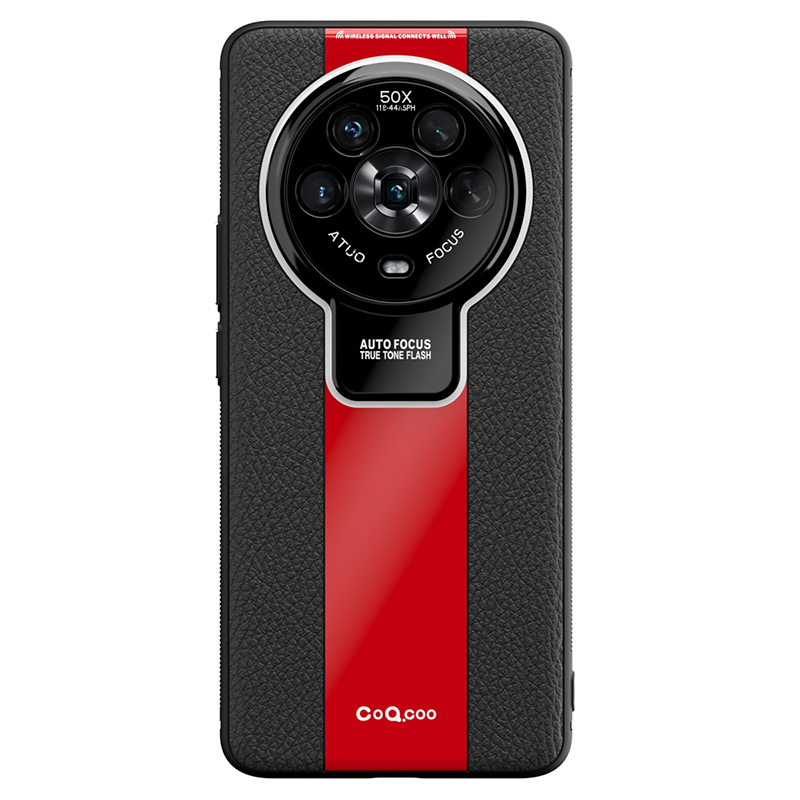 适用于荣耀Magic4Pro手机壳新款保时捷magic4男女士高档皮纹防摔软壳魔术4网红推荐硅胶保护套带磁吸指环支架