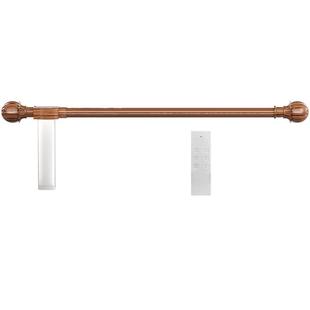 简柚电动窗帘木质罗马杆智能全自动开合天猫精灵华为智能蓝牙声控