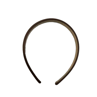 Manggis Nicole夏日新款休闲干练日韩风法式皮质细发箍仿牛皮发箍