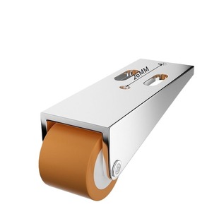 侧装滑轮承重下垂支撑轮子轨道门滚轮底部移门推拉门脚轮平移移动