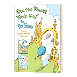 你会去的地方 2册套装英文原版Oh, the Places You'll Go! The Read It! Write It!苏斯博士经典绘本活动书 英文版 进口英语原版书