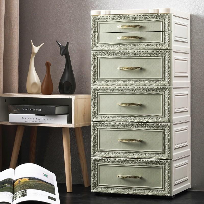 18/38宽欧式夹缝收纳柜抽屉式置物架储物柜厨房缝W隙窄面整理柜子