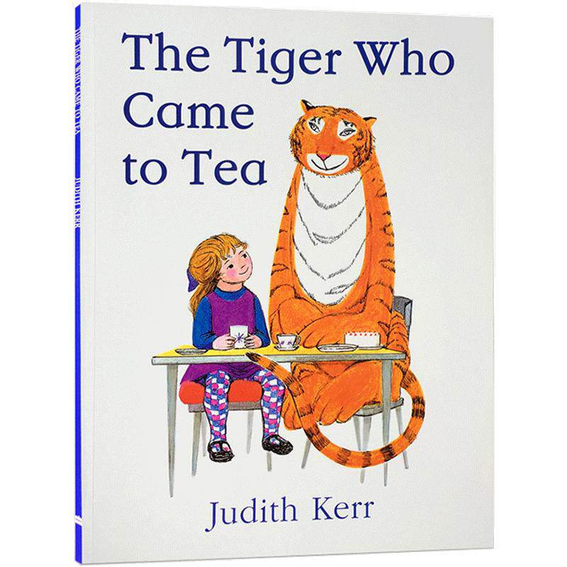 送音频老虎来喝下午茶 英文原版绘本the Tiger Who Came to Tea儿童启蒙入门趣味故事书亲子睡前读物2-6岁培养孩子友谊与快乐