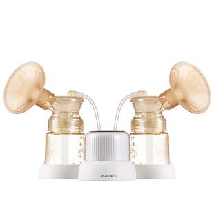 贝能双边吸奶器电动一体式舒适按摩静音三合一全自动母乳挤奶器