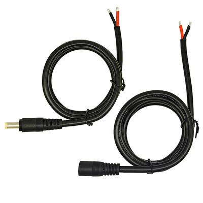 特粗DC电源单头连接公头母头12v