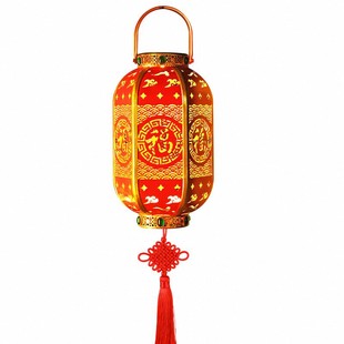 太阳能户外庭院灯新年春节喜庆装饰灯大门口小院阳台布置中式灯笼